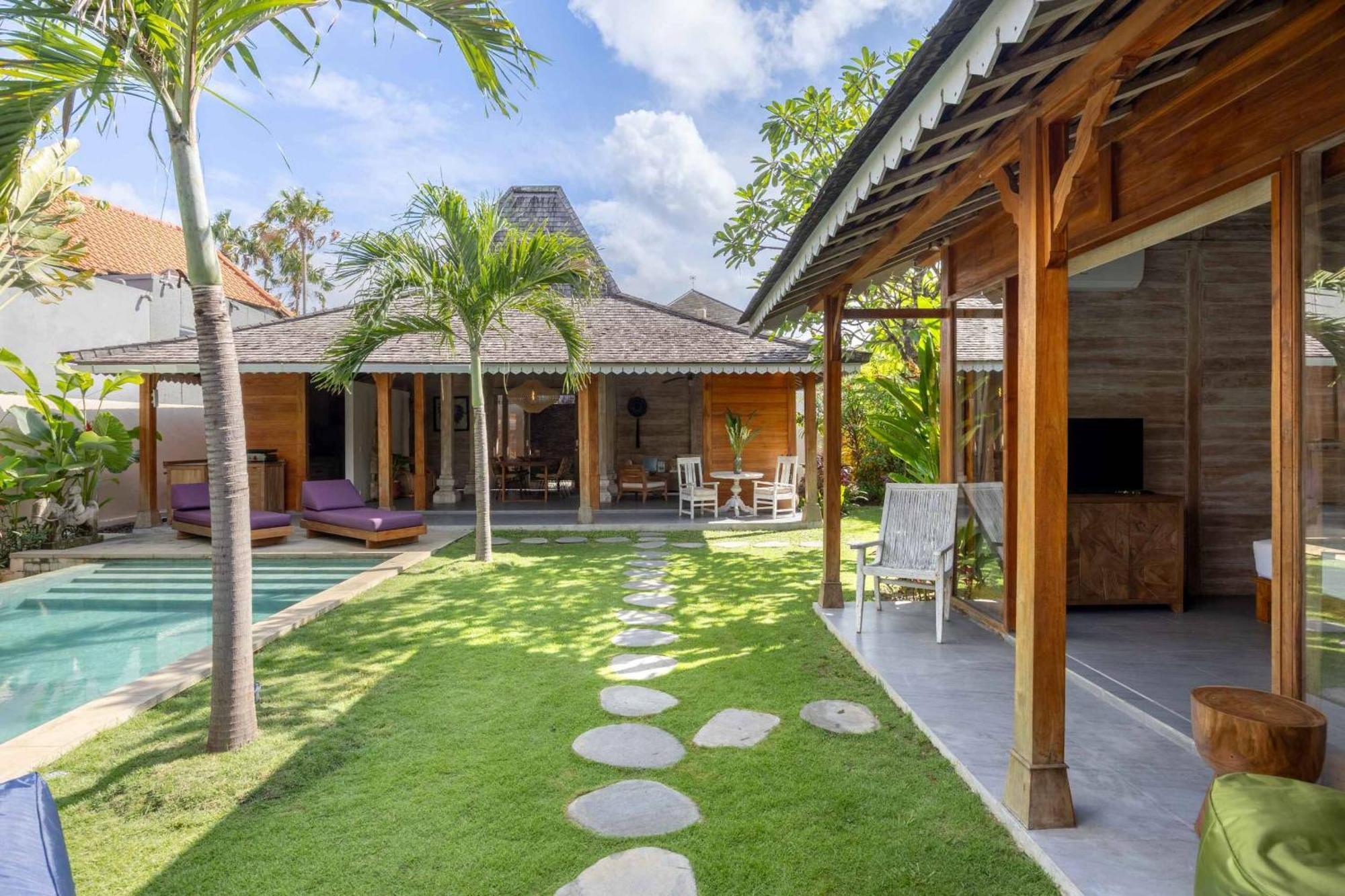 Villa Du Bah - Family Gateway 3Br Villa 12Min To Beach With Private Pool And Parking Kerobokan  Exterior photo